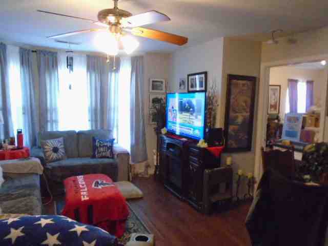 second unit living room of multifamily DSCR loan in Catersville GA