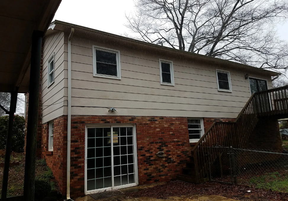 Recently funded fix and flip loan in Conover NC - rear