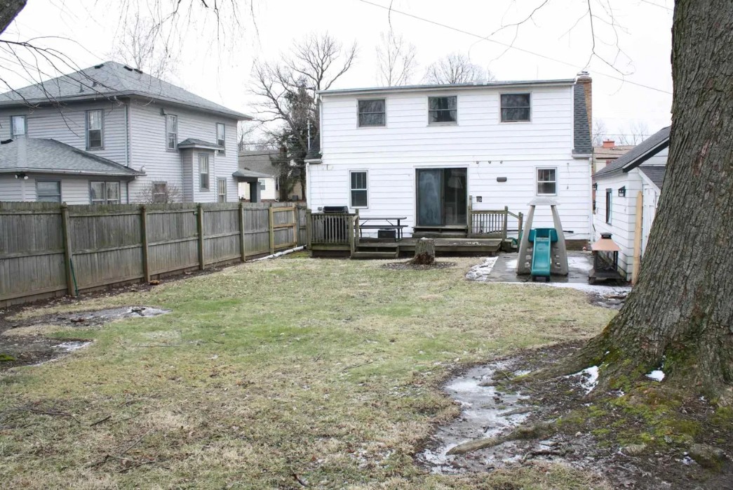 Exterior Rear- Lafayette, IN- Fix and flip