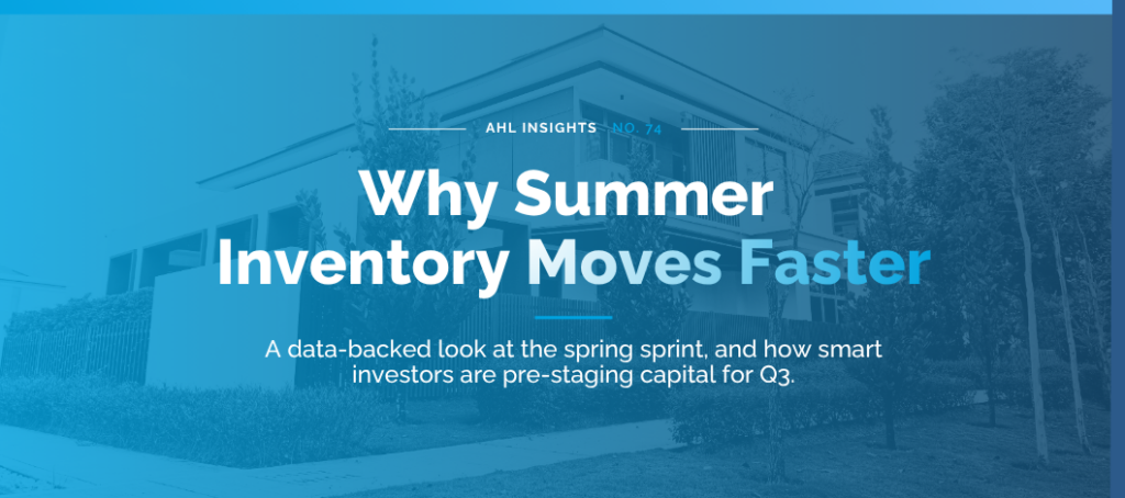 The Spring Sprint: Why Summer Inventory Moves FasterThe Spring Sprint: Why Summer Inventory Moves Faster