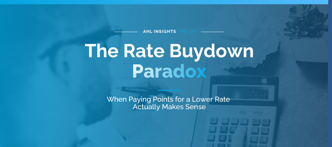 DSCR Rate buydown paradox