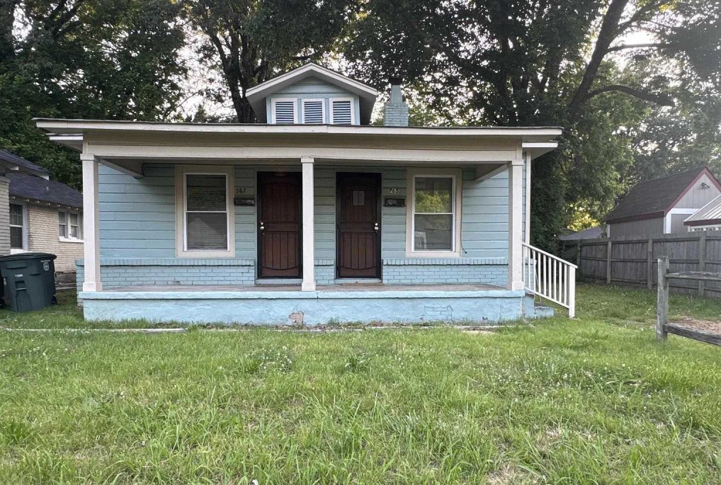 Exterior Front- Fix and flip - Memphis, TN