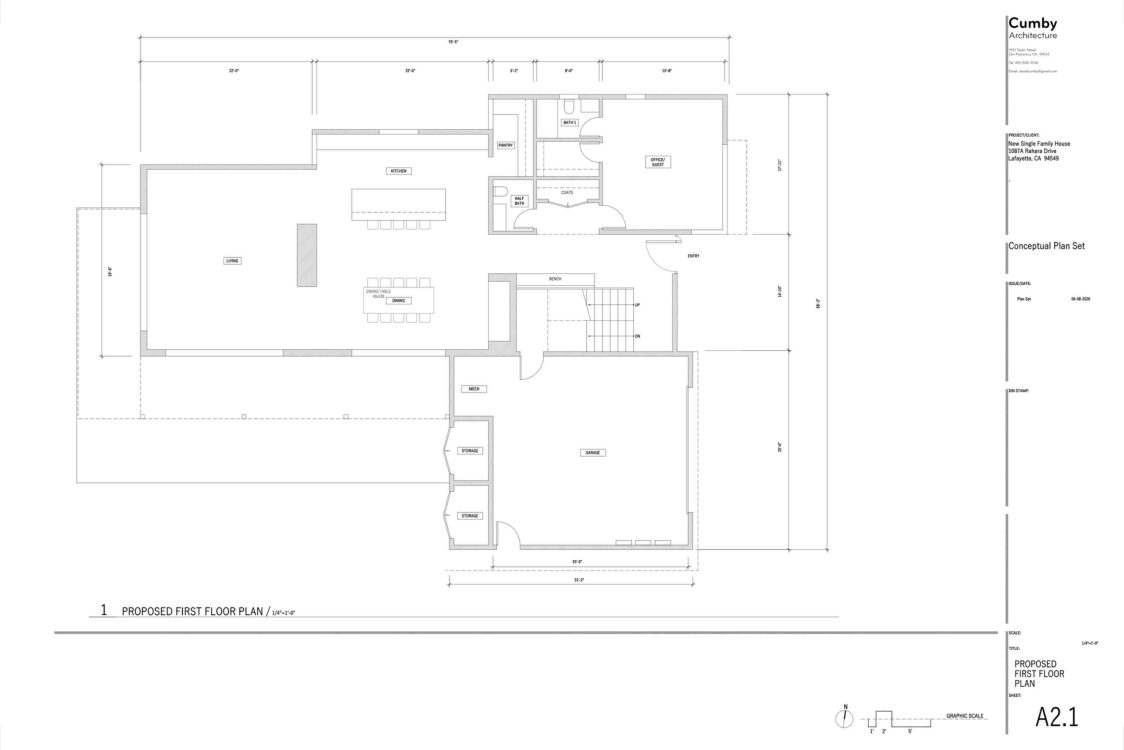 Lafayette ground-up construction loan — site plan