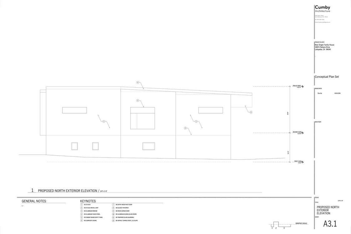 Lafayette ground-up construction loan — site plan
