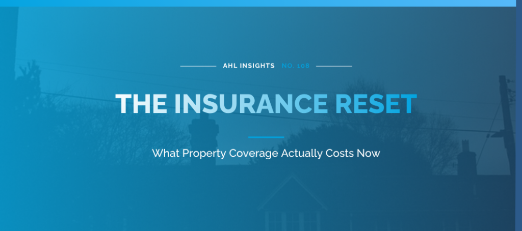 AHL Insights: property insurance cost 2026 for rental investors