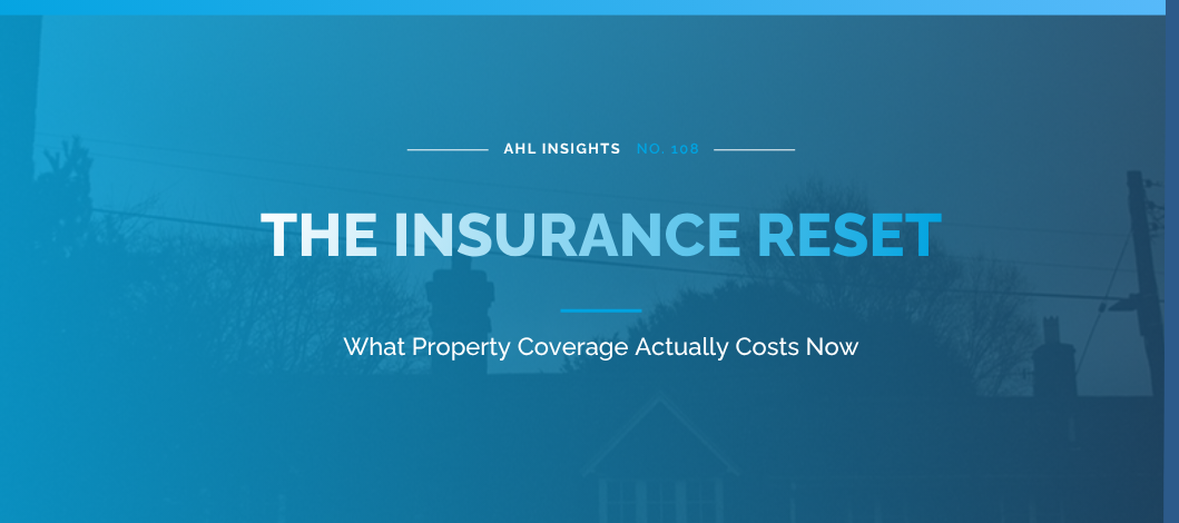 AHL Insights: property insurance cost 2026 for rental investors