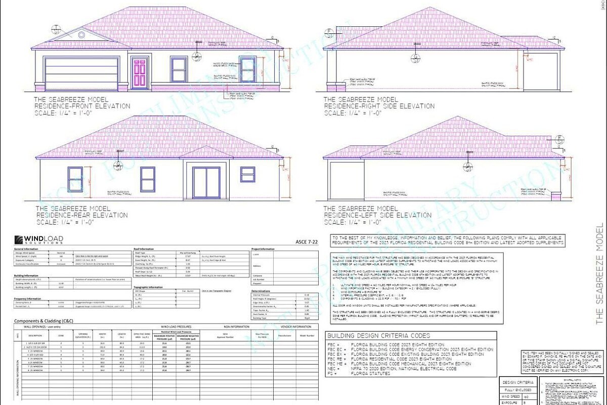 Palm Bay ground-up construction loan — site plan 7