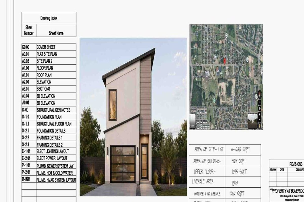 Dallas ground-up construction loan — site plan 9